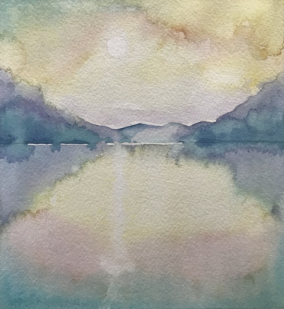 Lac Pastel Mountain - Luisa Millicent
