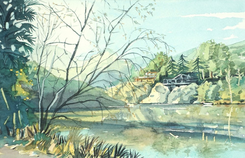 Reflets sereins au bord du lac - Luisa Millicent