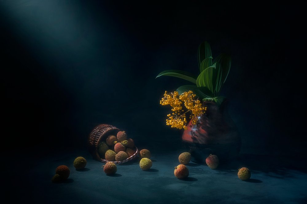 Nature morte spectaculaire au litchi - Lydia Jacobs
