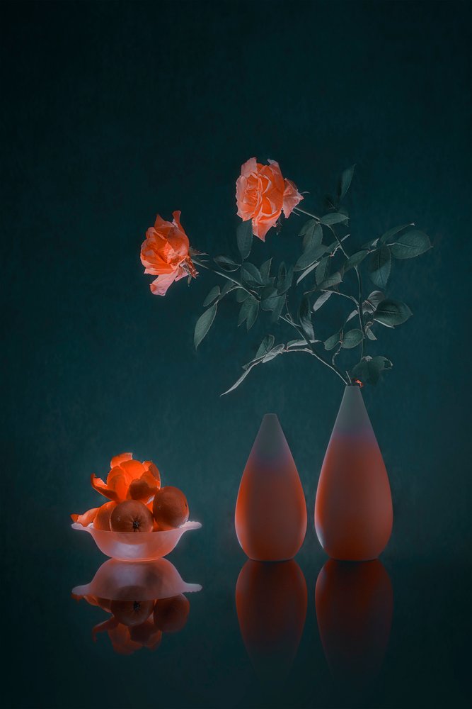 Motif floral sombre et élégant - Lydia Jacobs