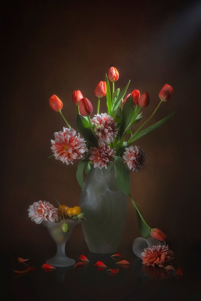 Nature morte florale élégante - Lydia Jacobs