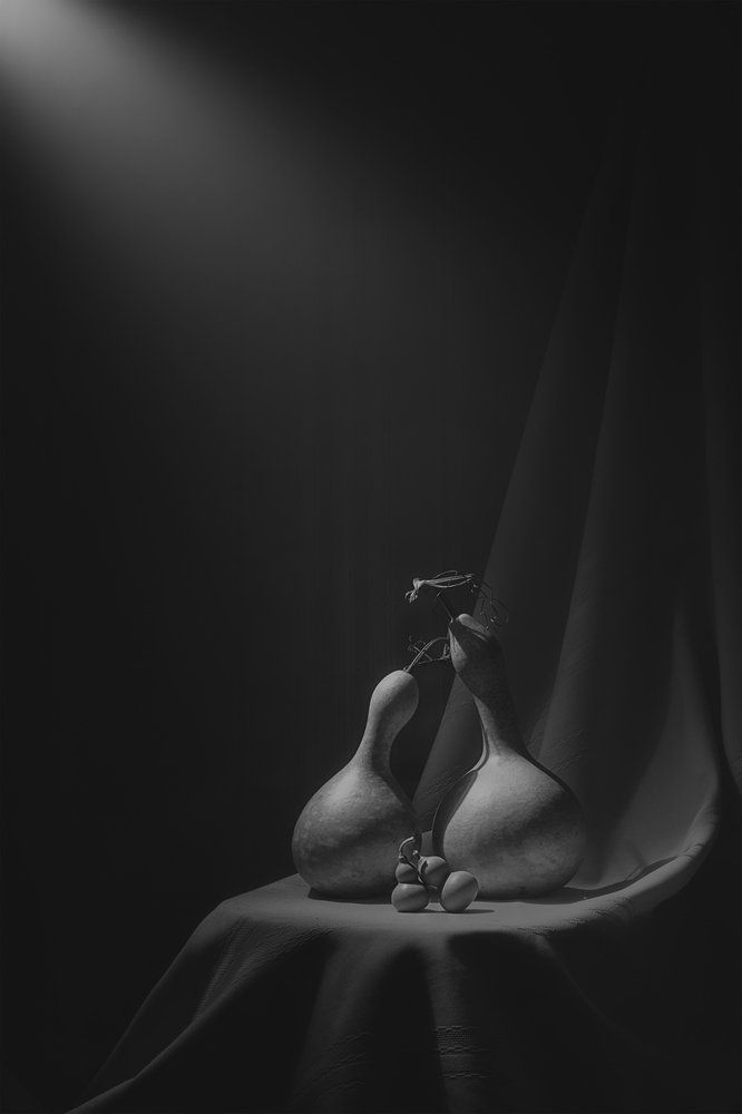 Nature morte élégante à la courge - Lydia Jacobs