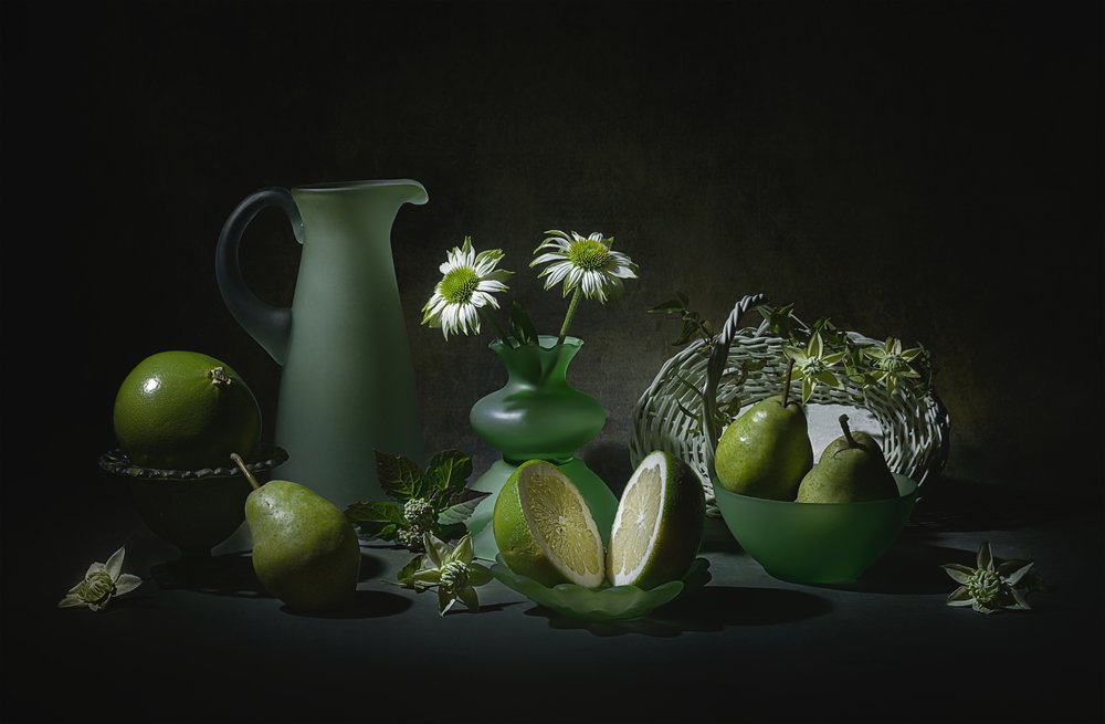 Nature morte verte élégante - Lydia Jacobs
