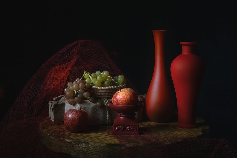 Nature morte aux fruits mélancoliques - Lydia Jacobs