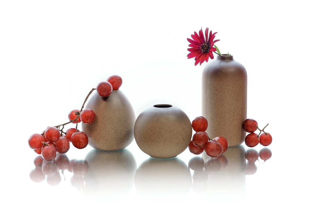 Nature morte aux baies rouges - Lydia Jacobs