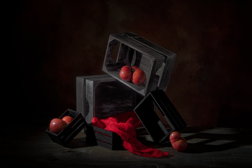Fruits rouges en caisses - Lydia Jacobs
