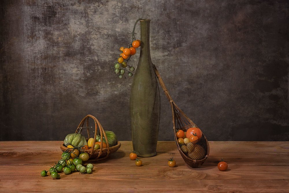 Nature morte « Récolte rustique » - Lydia Jacobs