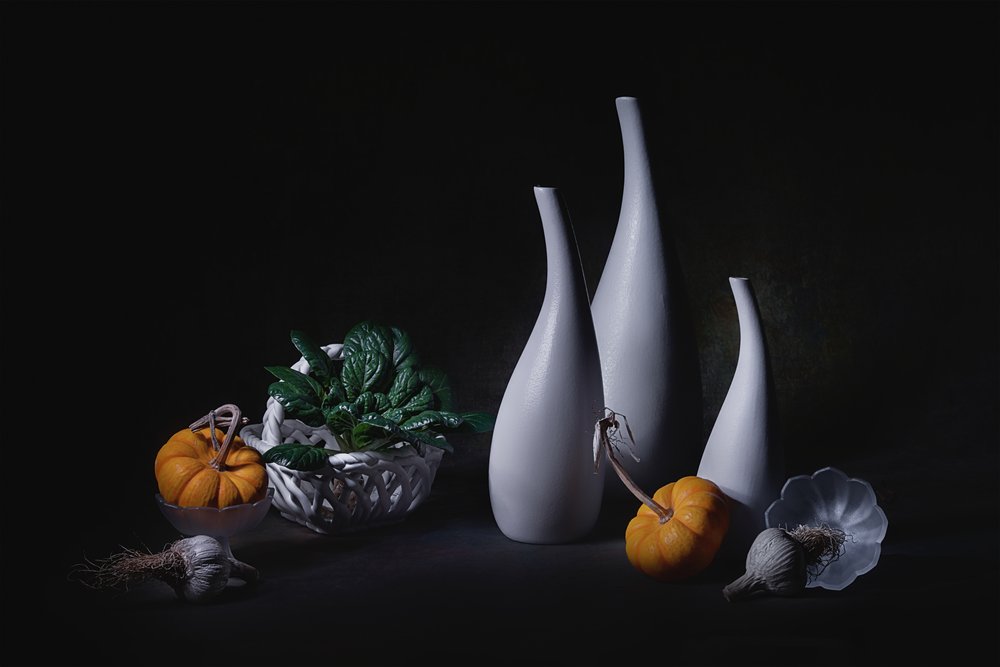 Vases blancs « Récolte d