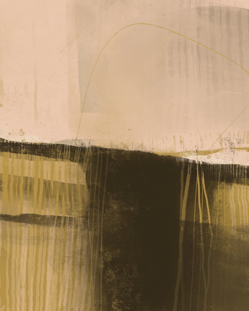 Paysage abstrait aux tons terreux - MANSI SAXENA