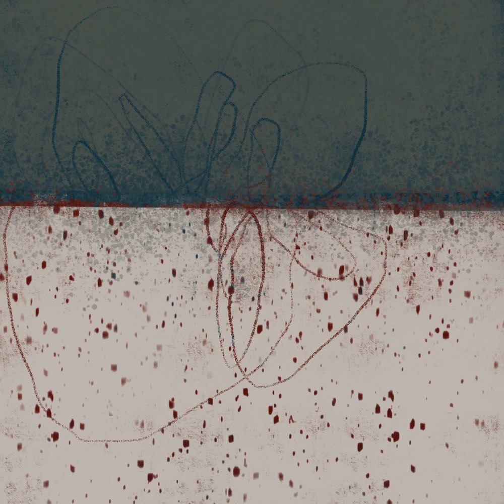 Motif abstrait texturé à blocs de couleur - MANSI SAXENA