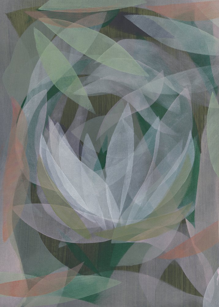 Fleur de lotus abstraite - Maira Ribena