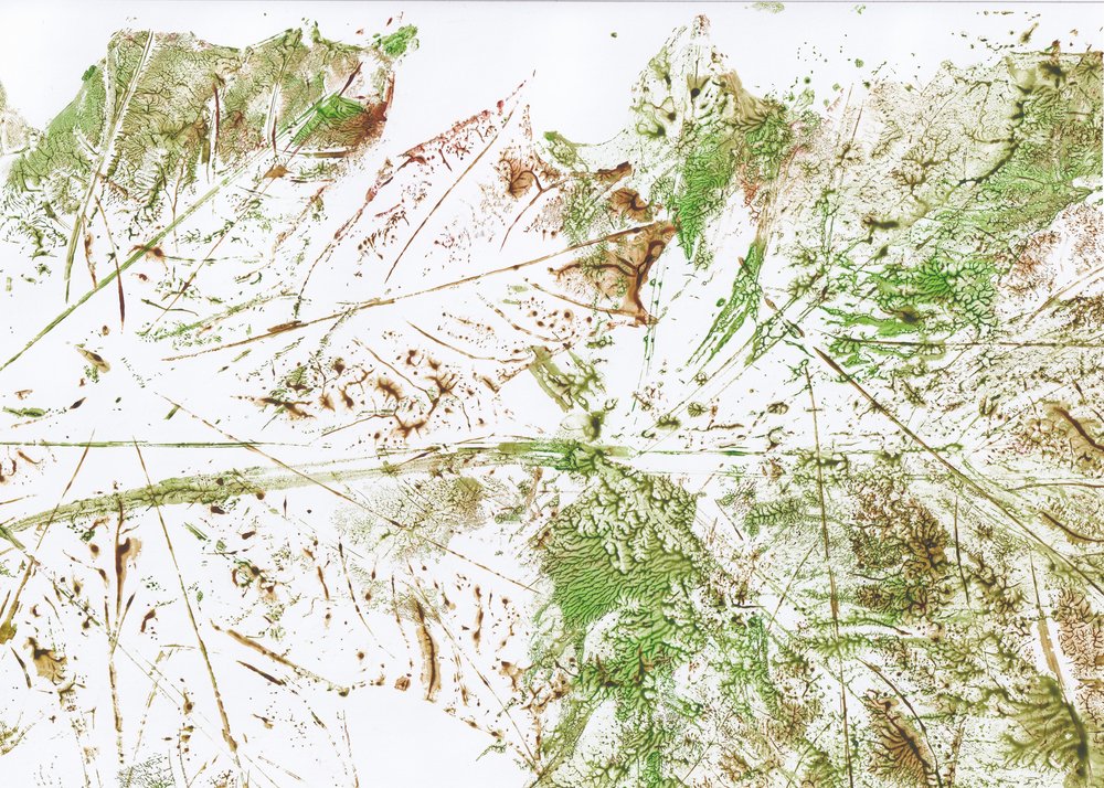 Feuille abstraite - Maira Ribena