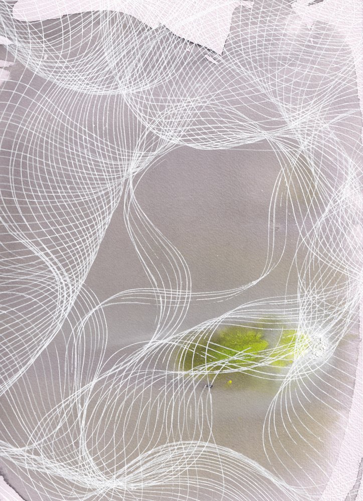 Lignes fluides Vert - Maira Ribena