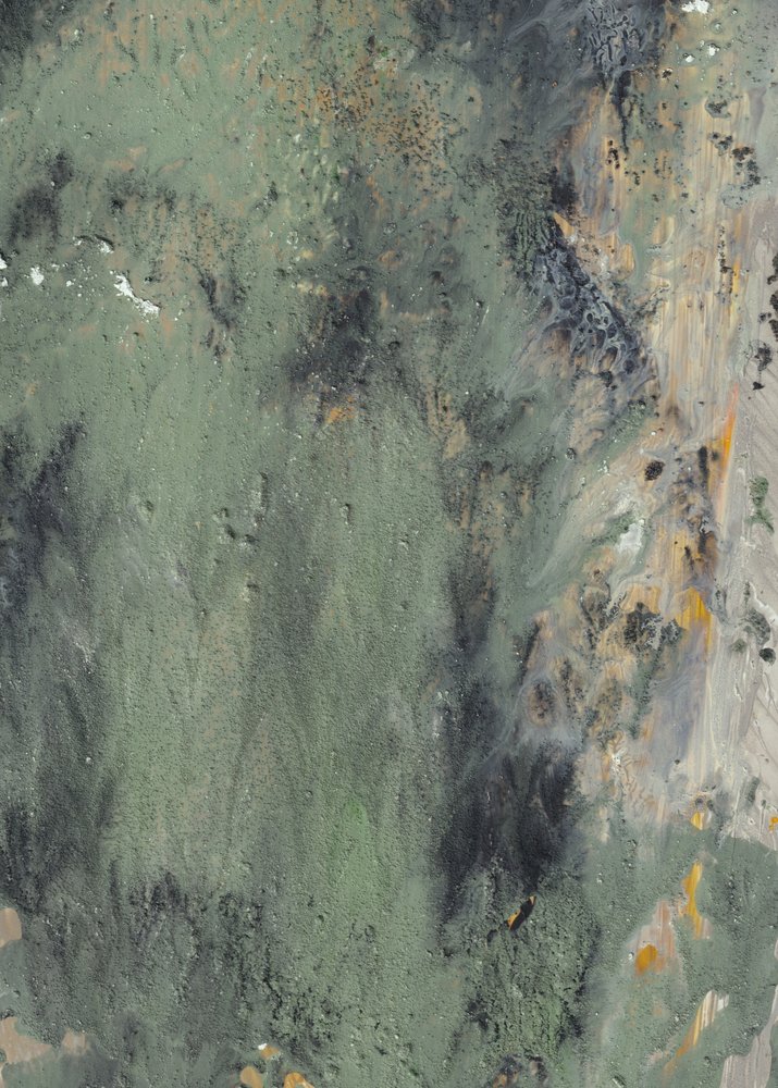 Flux abstrait vert discret - Maira Ribena