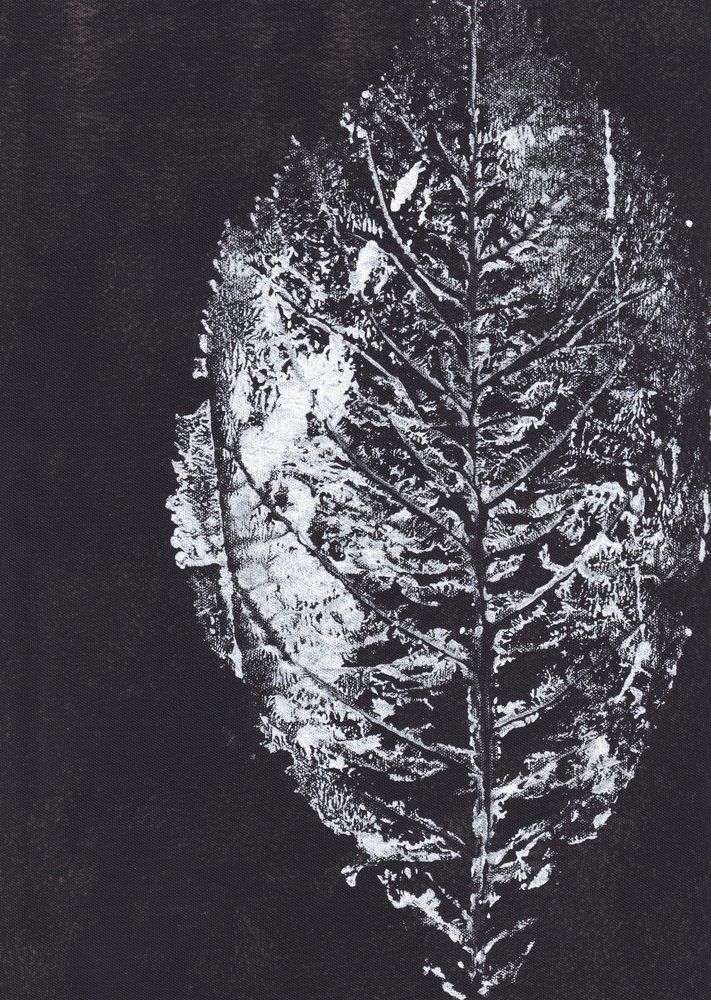 Impression de feuille blanche - Maira Ribena