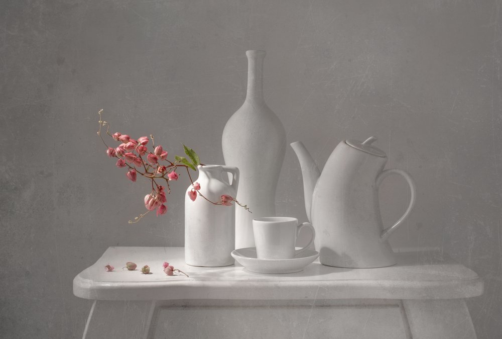 Nature morte rose délicate - Margareth Perfoncio