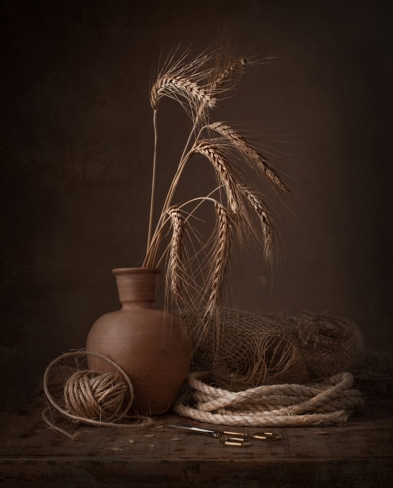Nature morte au blé doré - Margareth Perfoncio