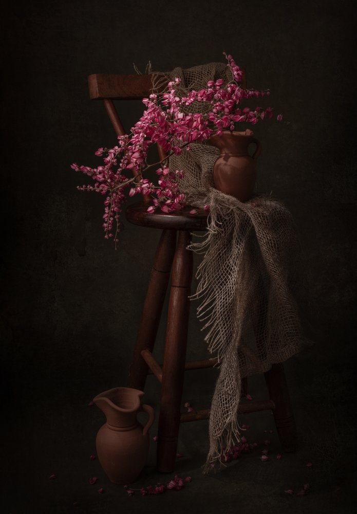 Fleurs rose tendre - Margareth Perfoncio
