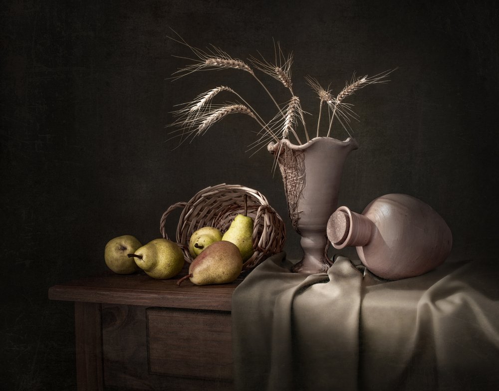 Nature morte « Récolte rustique » - Margareth Perfoncio