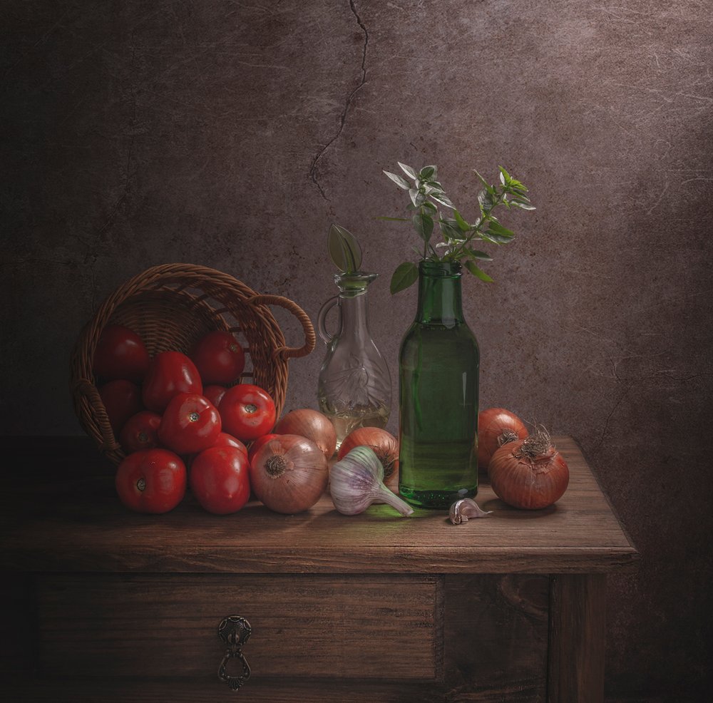 Ingrédients pour une cuisine rustique - Margareth Perfoncio
