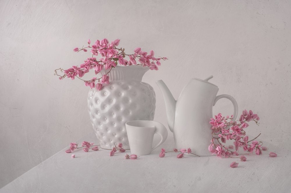 Nature morte rose pâle - Margareth Perfoncio