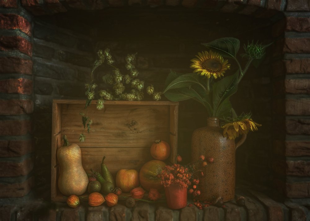 Nature morte rustique d