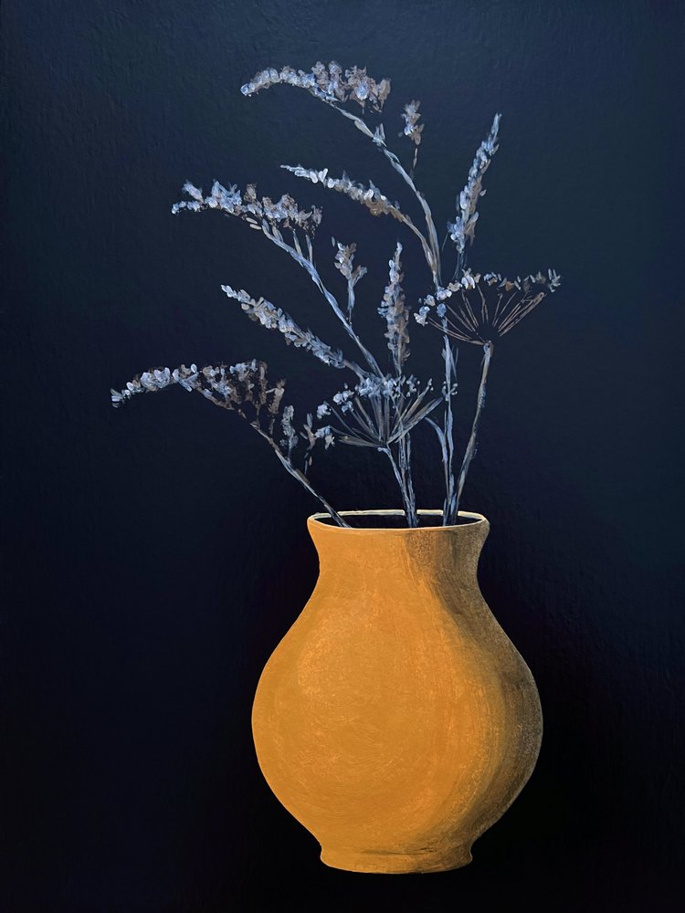 Nature morte florale mélancolique - Marina Kozyr