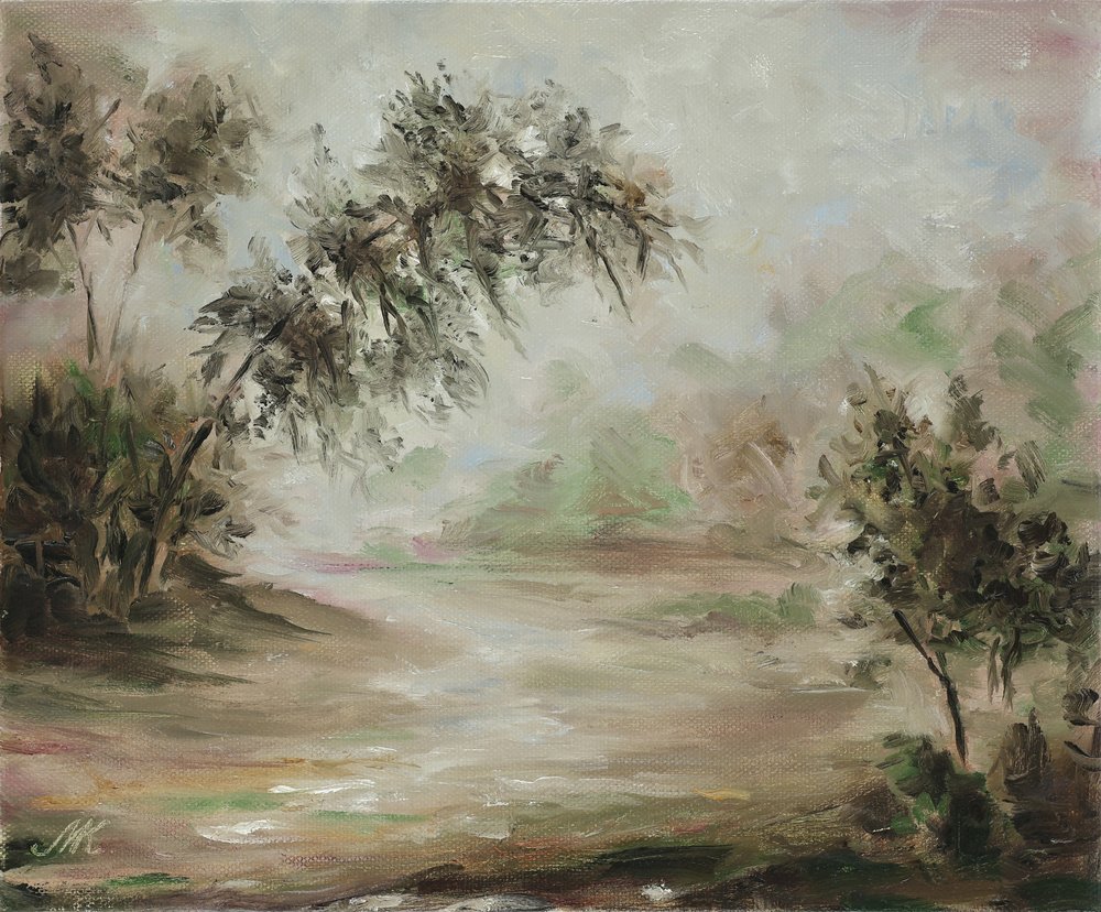 Paisage brumeux serein - Marina Kozyr