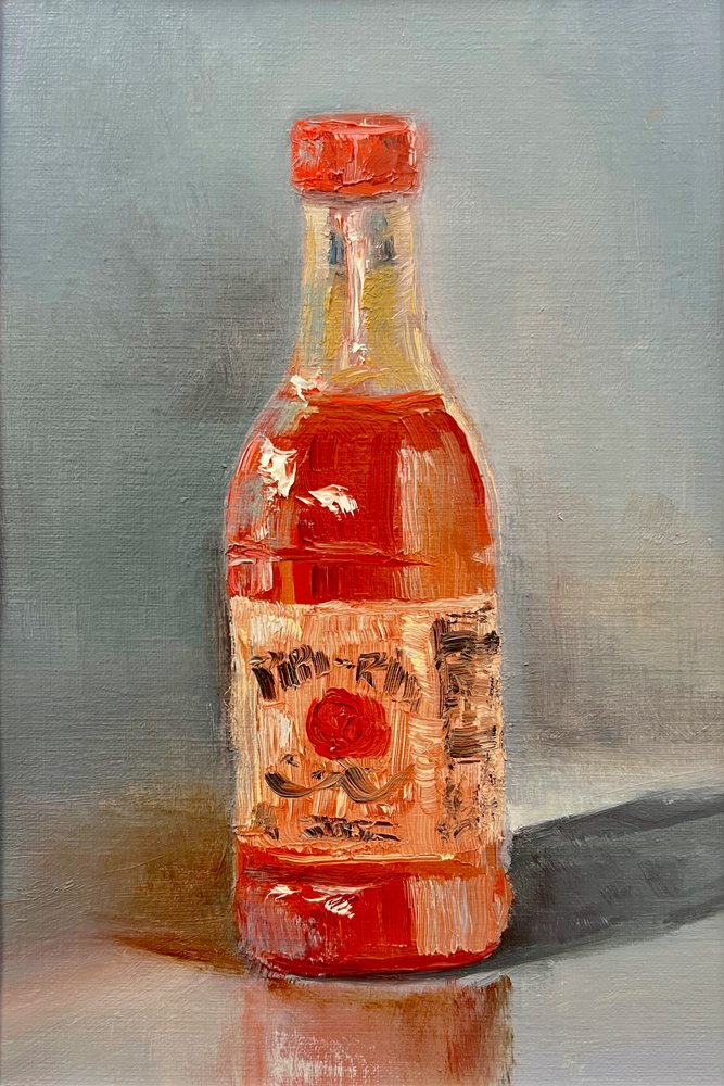 Bouteille de sauce piquante aux couleurs vives - Marina Kozyr