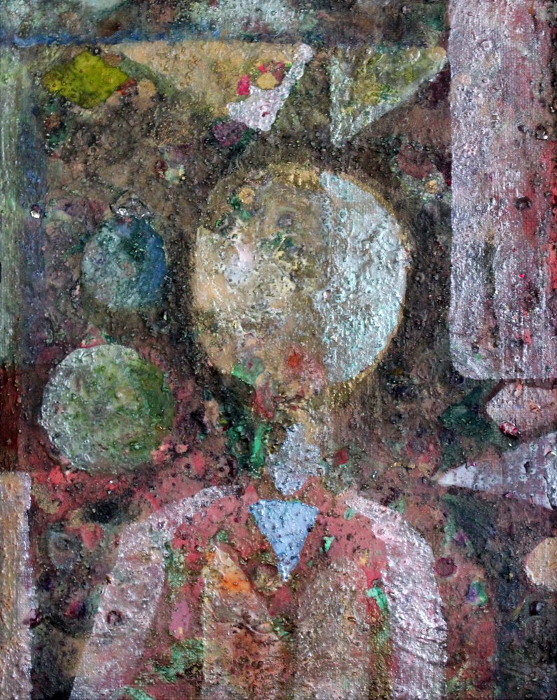 Figure abstraite aux allures rustiques - Marina Nelson