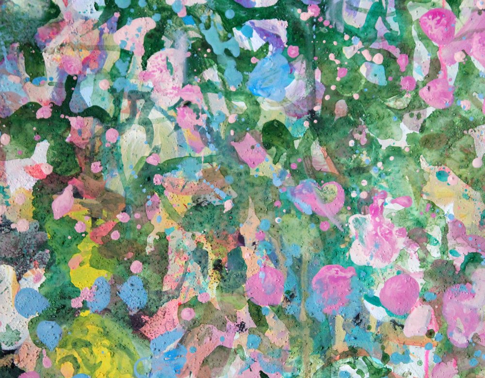 Jardin abstrait et coloré - Marina Nelson