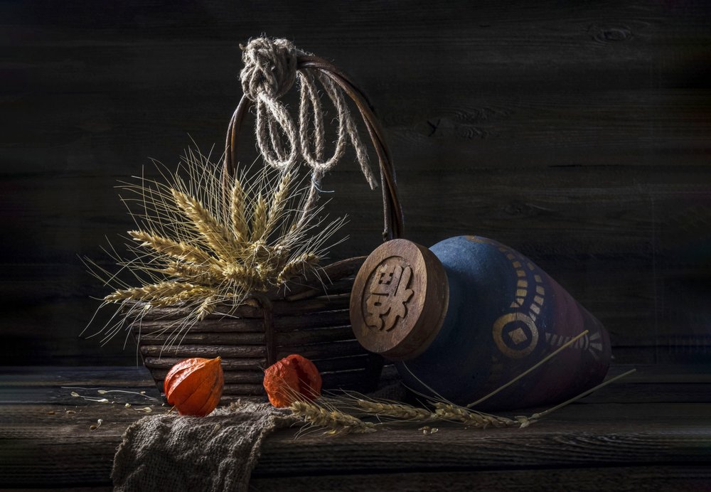 Nature morte rustique d