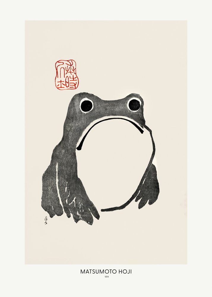 « La grenouille » (1814) de Matsumoto Hoji - Matsumoto Hoji