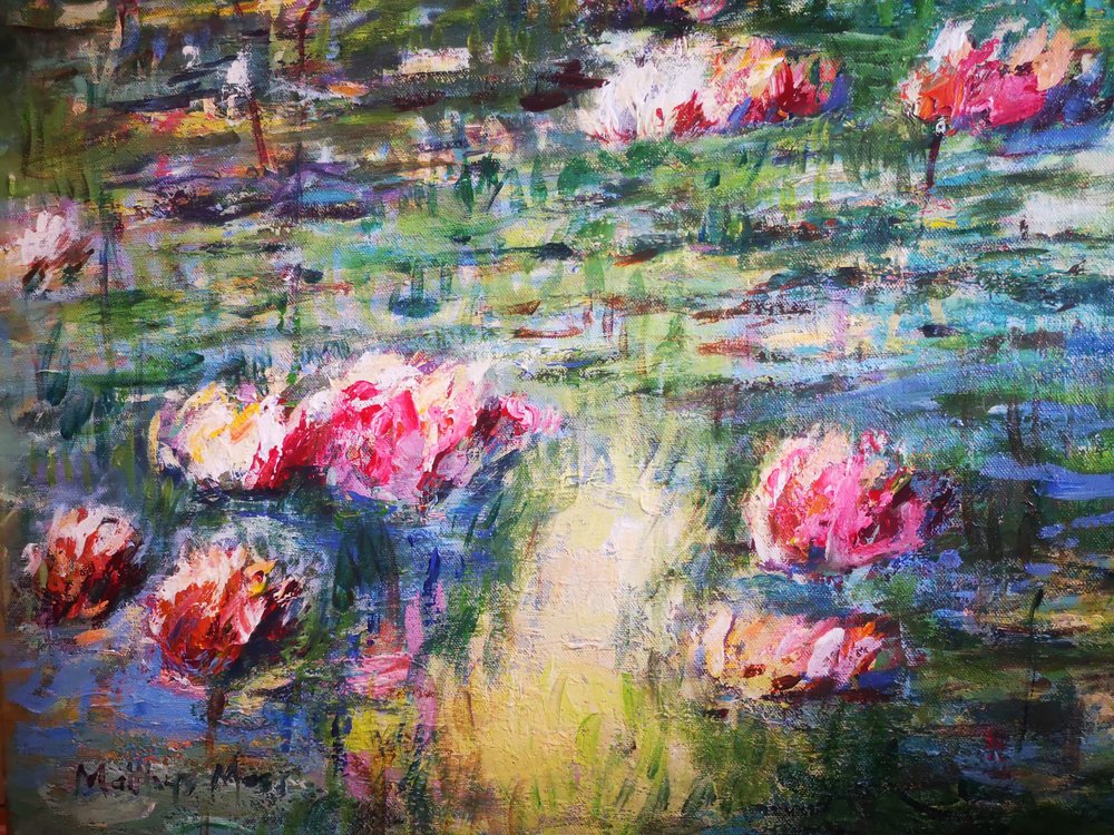 Des nénuphars aux couleurs éclatantes - Matthys Moss