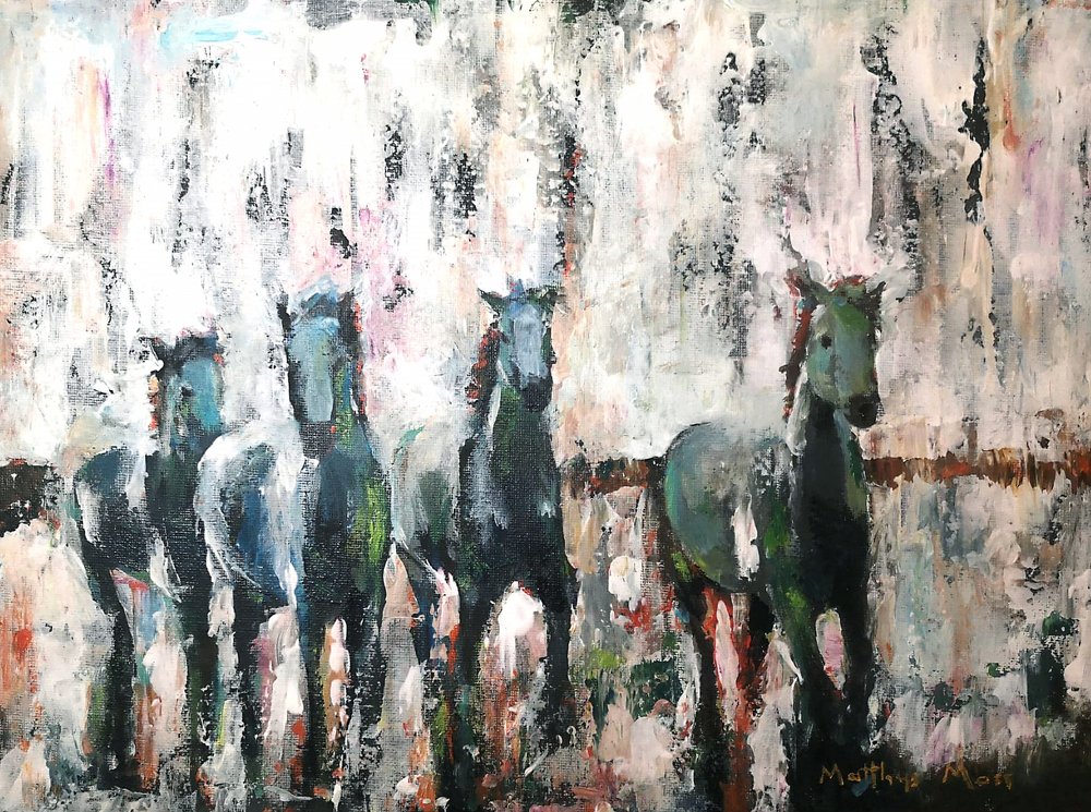 Les chevaux sauvages galopent - Matthys Moss