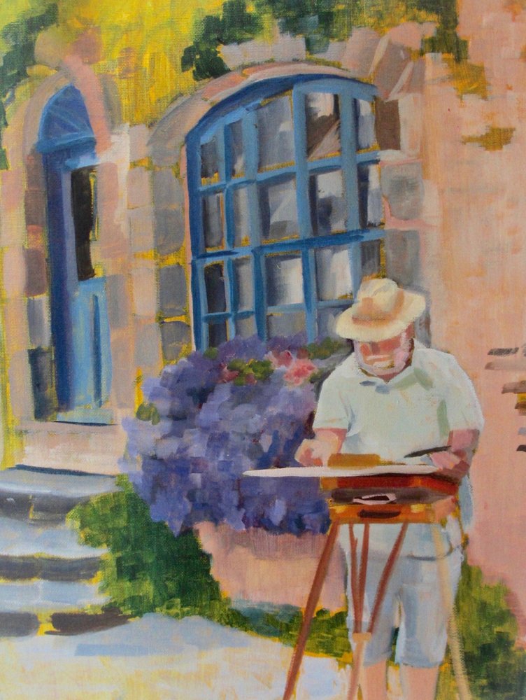 Artiste peignant en plein air - Maxine Shore