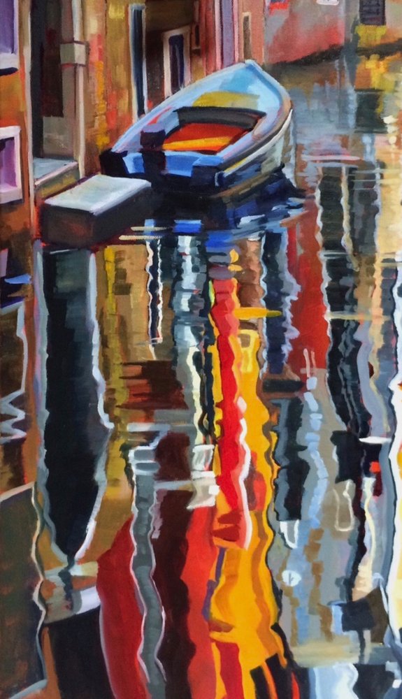 Réflexions sur le bateau bleu - Maxine Shore