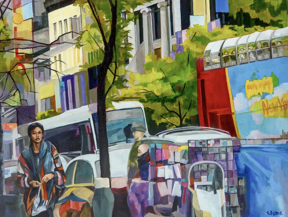 Les rues colorées de la ville - Maxine Shore