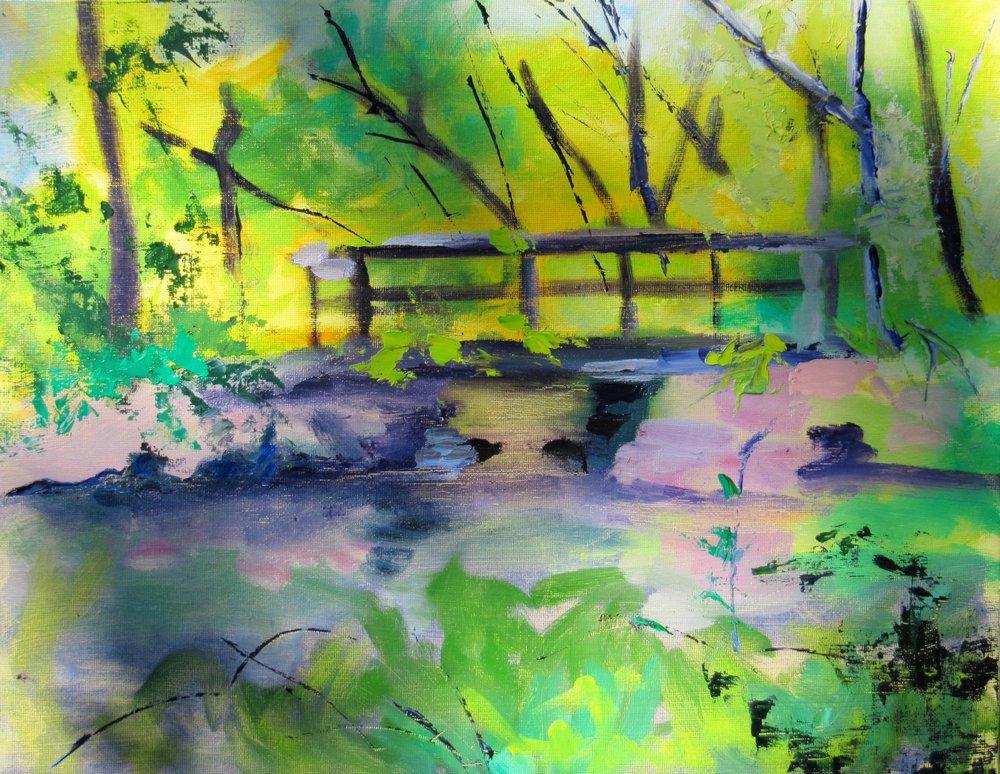 Le pont de la forêt sereine - Maxine Shore