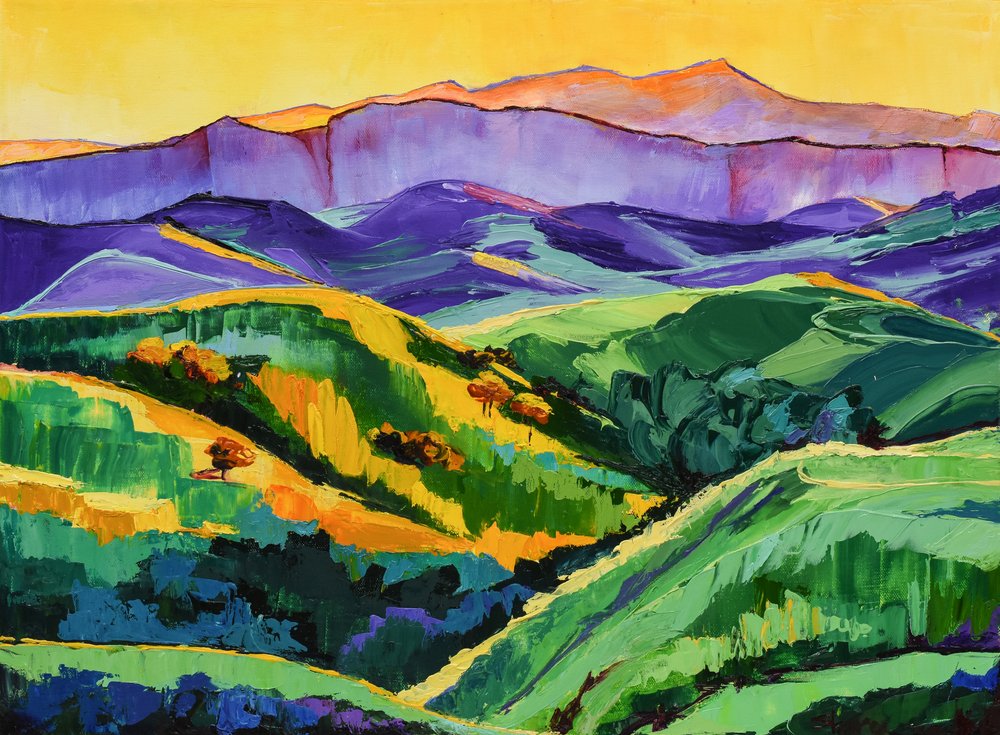 Un paysage montagneux plein de vie - Maxine Shore