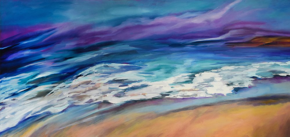 Des vagues océaniques éclatantes - Maxine Shore