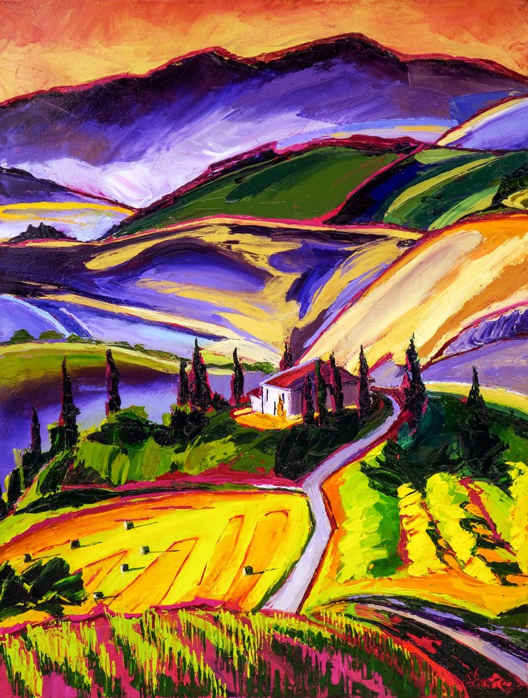 Les collines vivantes de la Toscane - Maxine Shore
