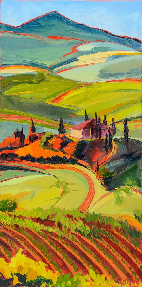 Un paysage toscan plein de vie - Maxine Shore