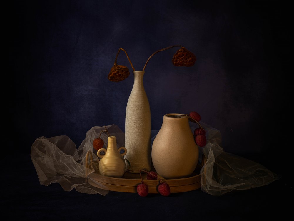 Vases de nature morte rustiques - May G