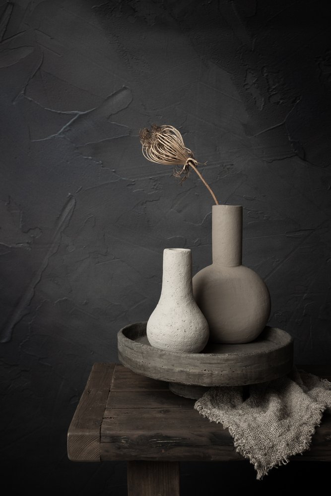 Nature morte rustique aux vases - Mayra Pama