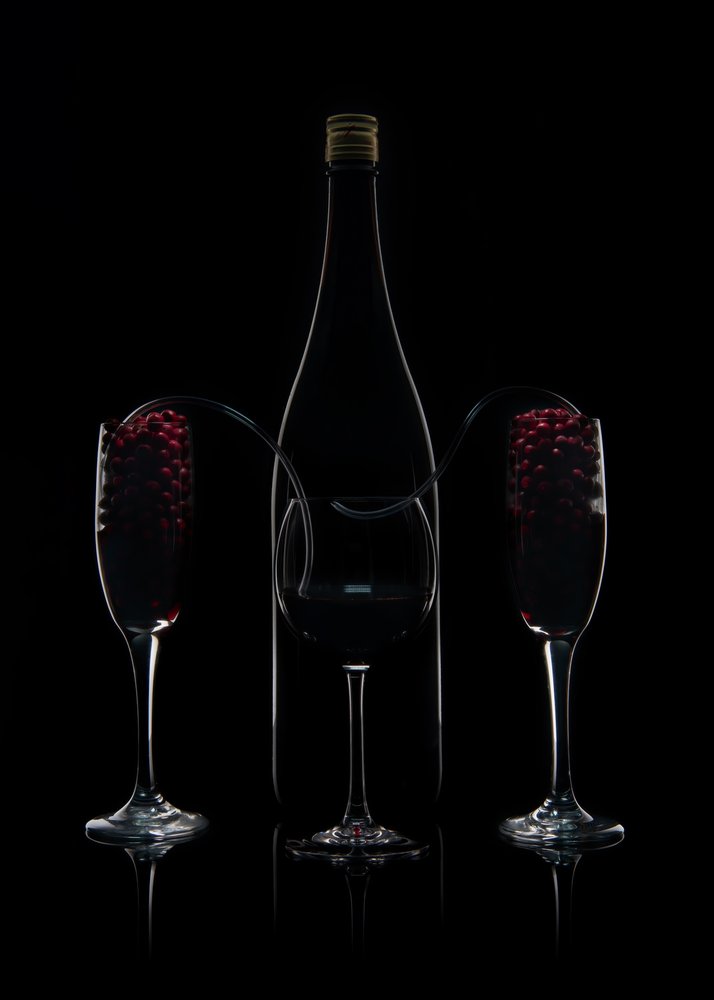 Élégant reflet de vin - Ming Chen
