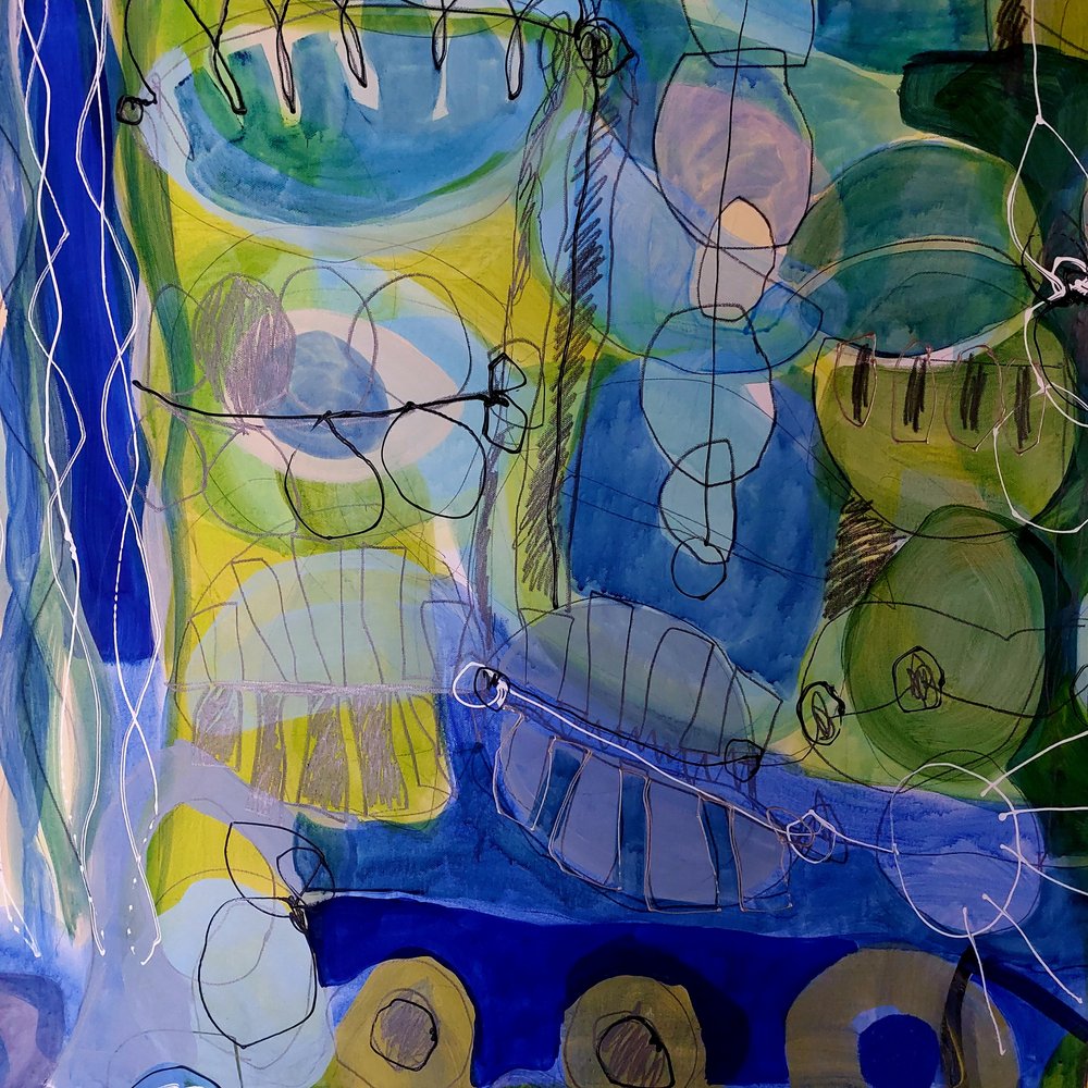 Formes organiques fluides - Monika Riethmueller