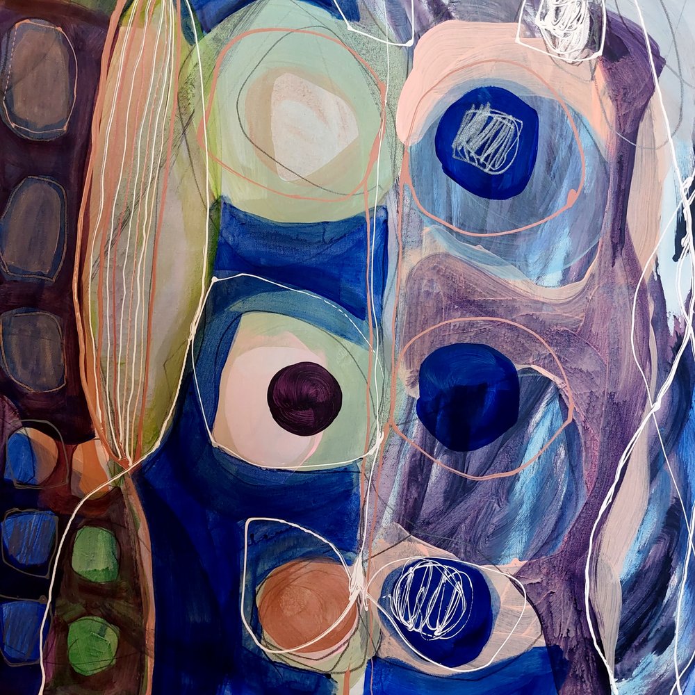 Formes abstraites sereines - Monika Riethmueller