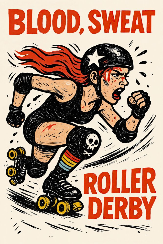 Blood Sweat Roller Derby - Natalie Bruns