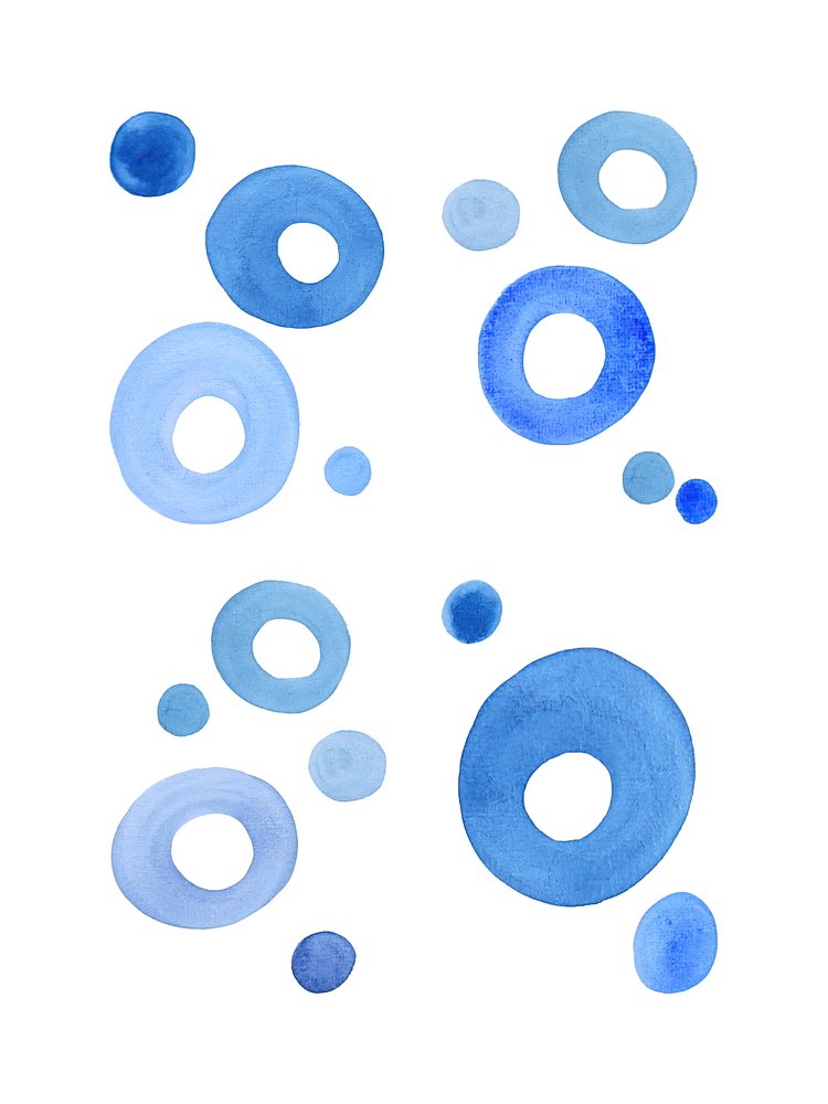 Bulles bleues - Natalie Bruns